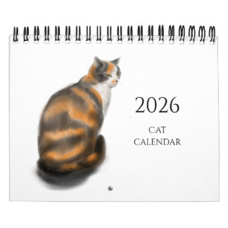 cat calendar 2026 カレンダー