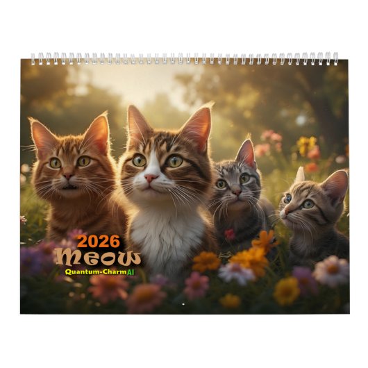 Cat Calendar - Meow カレンダー (カバー)
