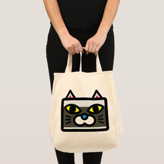 Cat Camera トートバッグ (正面(商品))