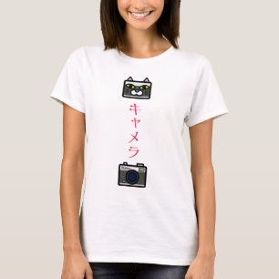 Cat Camera Tシャツ