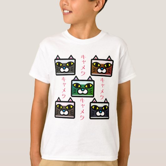 Cat Camera Tシャツ (正面)