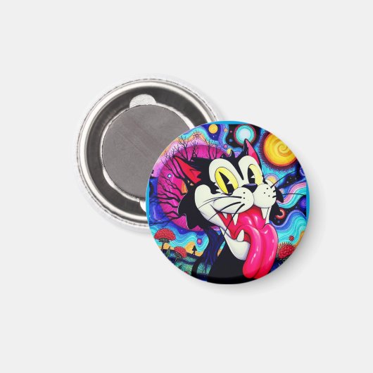 CAT CARTOON マグネット (正面/裏面)