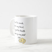 Cat CatミームDouble Sidedからおもしろいお礼 コーヒーマグカップ (正面左)