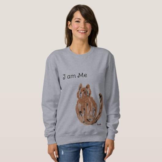 cat cat cat スウェットシャツ (正面フル)