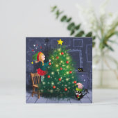 Cat Chaos Christmas サンキューカード (スタンド正面)