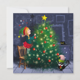 Cat Chaos Christmas サンキューカード