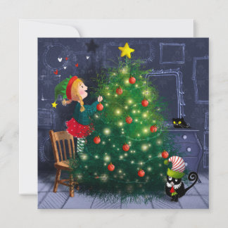 Cat Chaos Christmas サンキューカード