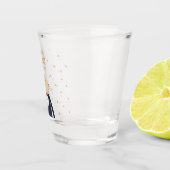 Cat Cheers to 2026 New Year Personalized Name ショットグラス (右)