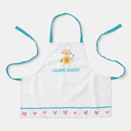 Cat Chef Apron for Kids エプロン (正面)