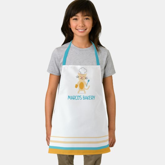 Cat Chef Apron for Kids エプロン (インサイチュ)