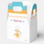 Cat Chef Personalized Kids Favor Box フェイバーボックス (オープン)