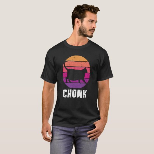 Cat Chonk Cats Cat Mom Cat Dad Cat Tシャツ (正面フル)
