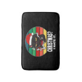 Cat Christmas  バスマット (正面縦)