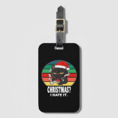 Cat Christmas  ラゲッジタグ (正面縦)