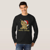 Cat Christmas Animals Cute Cats Meowy Catmas 2 Tシャツ (正面フル)
