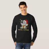Cat Christmas Animals Cute Cats Meowy Catmas 9 Tシャツ (正面フル)