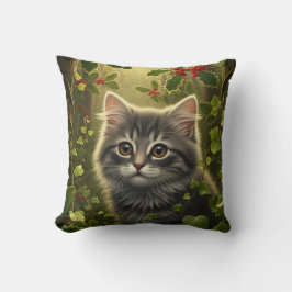 Cat Christmas cushion クッション