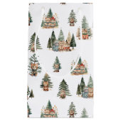 Cat Christmas Gift Bag スモールペーパーバッグ (正面)