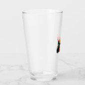 Cat Christmas Light Reindeer Santa Christmas Cat L タンブラーグラス (右)