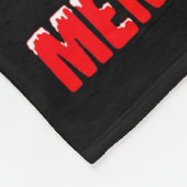 Cat Christmas Light Reindeer Santa Christmas Cat L フリースブランケット (角)