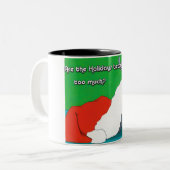 Cat  Christmas Mug ツートーンマグカップ (正面左)