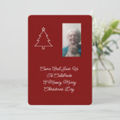 Cat Christmas Party Invitation 招待状 (スタンド正面)