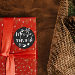 CAT Christmas Present、PET、カスタムCAT ラウンドシール