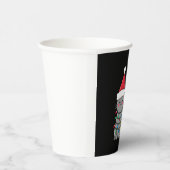 Cat Christmas Shirt Kids Funny Santa Cat Christmas 紙コップ (右)