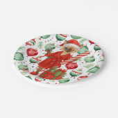 Cat Christmas themed for Siamese Cat Lovers ペーパープレート (アングル)