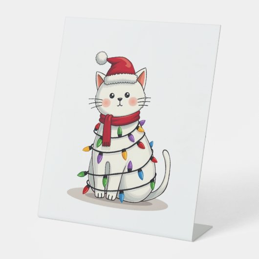 Cat Christmas Tree Christmas (4) 台座サイン (正面)