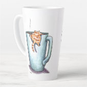 Cat Climb カフェラテマグ (左アングル)