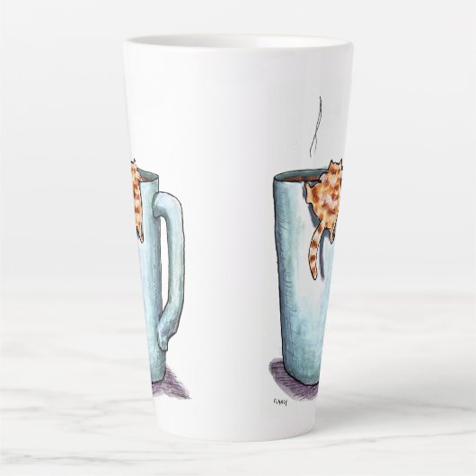 Cat Climb カフェラテマグ (正面)