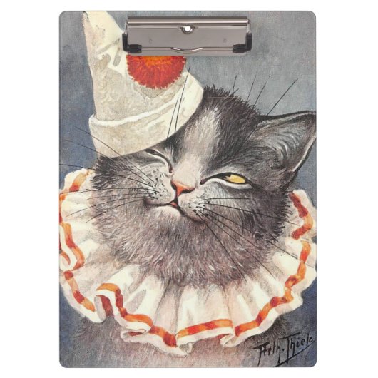 Cat Clown by Arthur Thiele  クリップボード (正面)