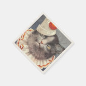 Cat Clown by Arthur Thiele スタンダードカクテルナプキン (角)