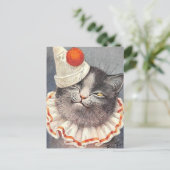Cat Clown by Arthur Thiele ポストカード (スタンド正面)