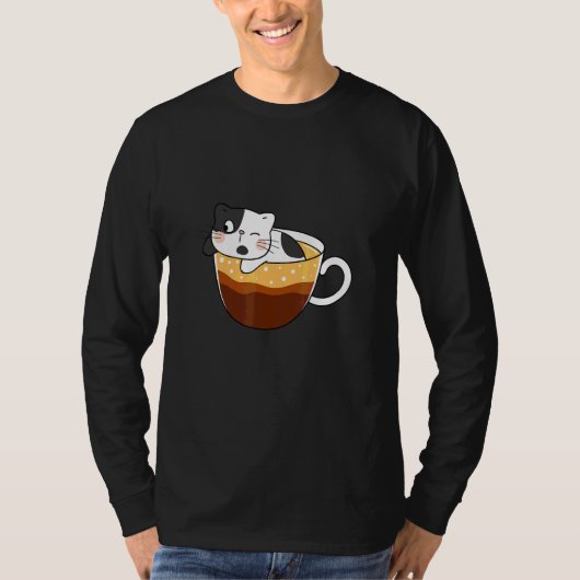 Cat   Coffee   and Baristas Tシャツ (正面)
