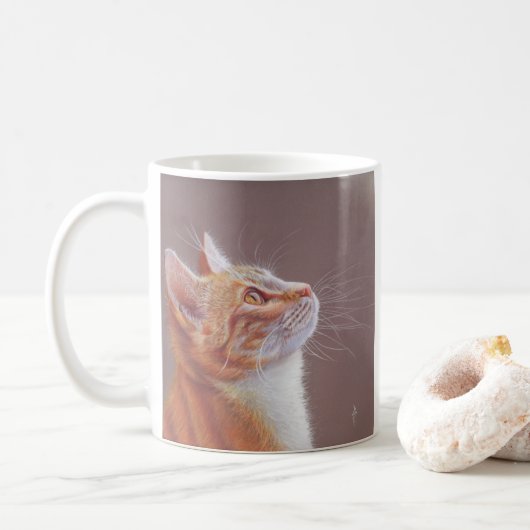 Cat coffee or tea mug コーヒーマグカップ (ドーナツ)