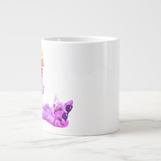 Cat/coffee Specialty Mug ジャンボコーヒーマグカップ (正面)