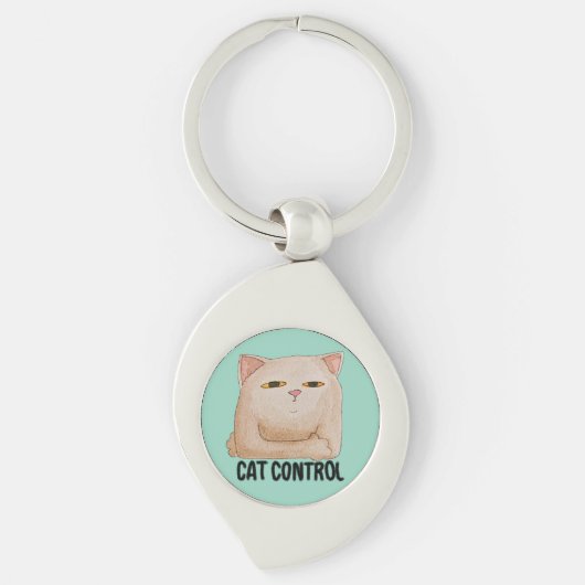 Cat Control キーホルダー (正面)