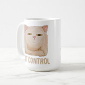 Cat Control コーヒーマグカップ (正面左)