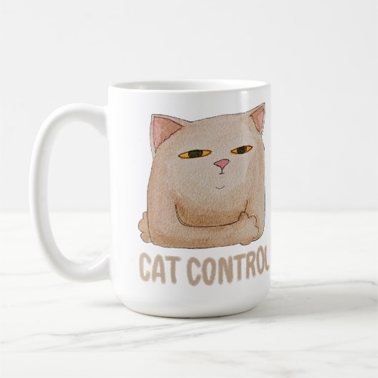 Cat Control コーヒーマグカップ (左)