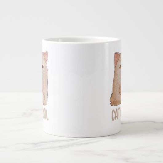 Cat Control ジャンボコーヒーマグカップ (正面)