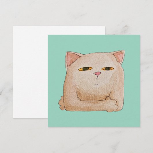 Cat Control 招待状 (正面/裏面)