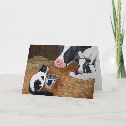 Cat, Cow and Calf カード (正面)
