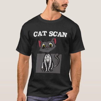 Cat Ctスキャン放射おもしろい線検査技師 Tシャツ