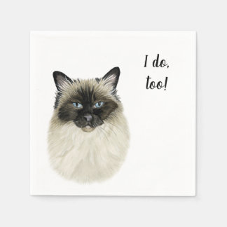 Cat Custom Cocktail Napkin スタンダードカクテルナプキン