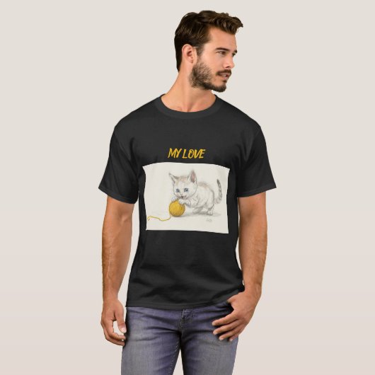 CAT CUTE T-SHIRT Tシャツ (正面フル)