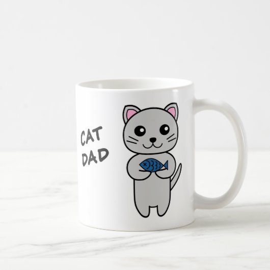 CAT DAD オリジナル コーヒーマグカップ (右)