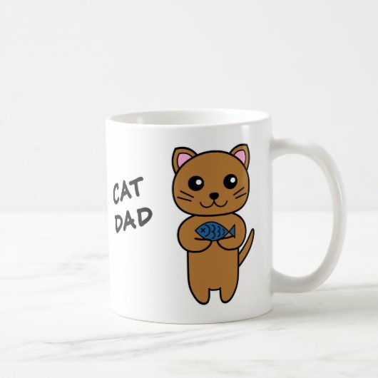 CAT DAD オリジナル コーヒーマグカップ (右)