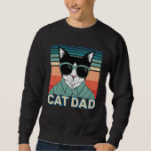 Cat Dad スウェットシャツ (正面)